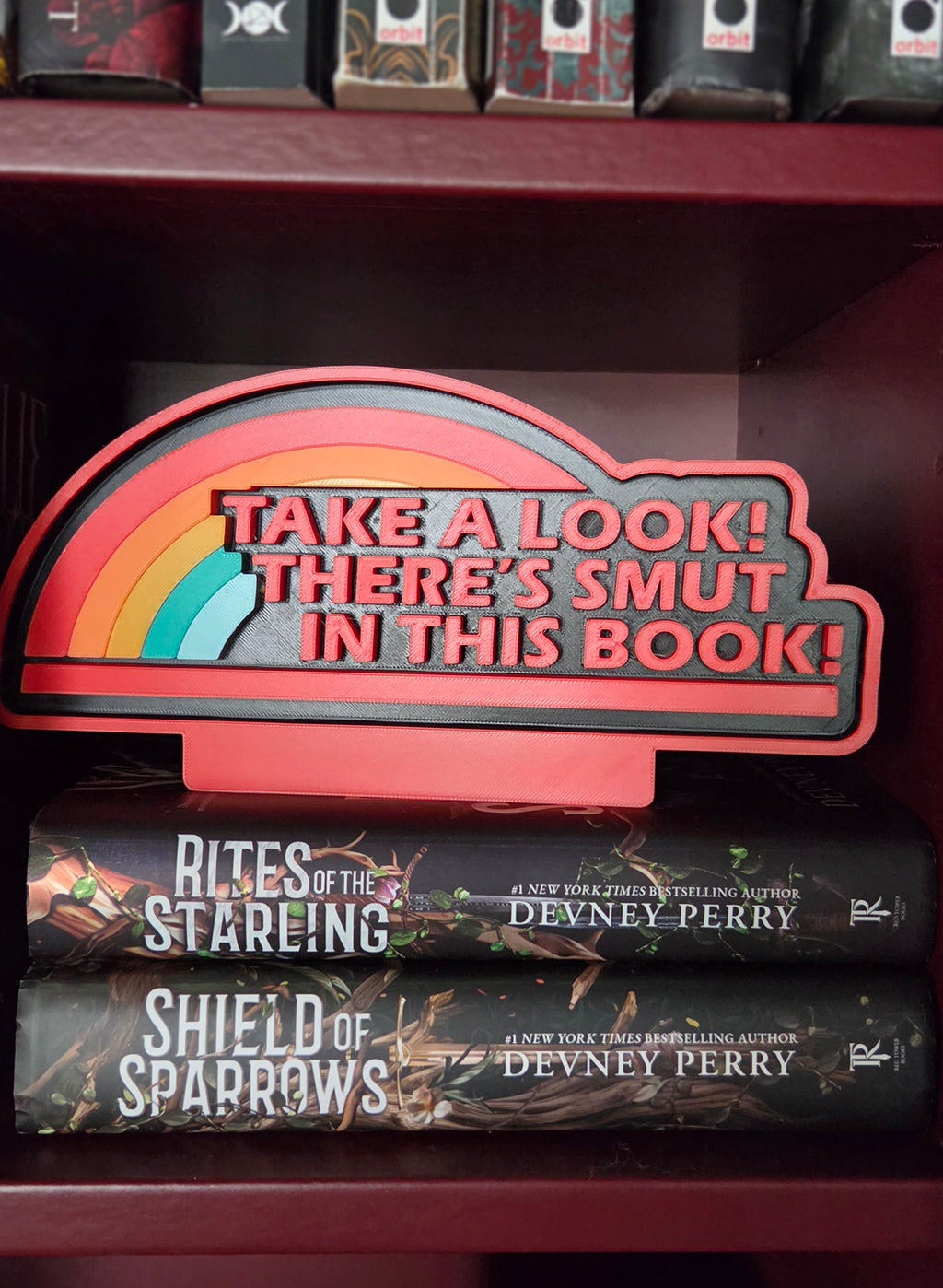 Book Shelf Blox: "Take a Look, There's Smut in This Book"