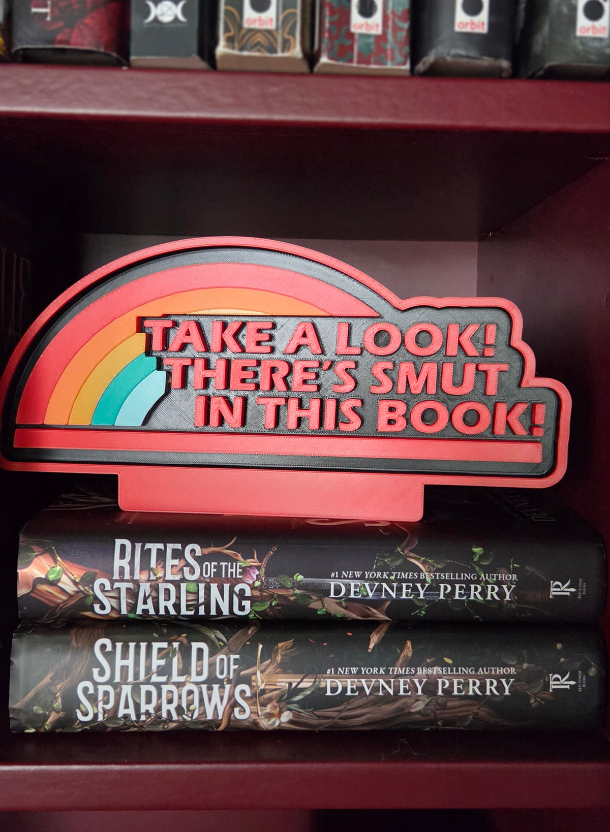 Book Shelf Blox: "Take a Look, There's Smut in This Book"