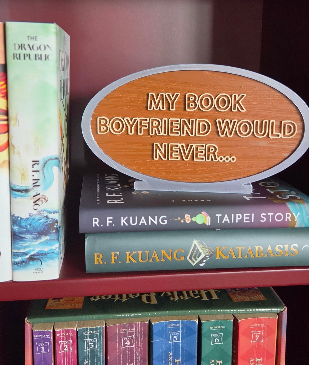 Book Shelf Blox: "My Book Boyfriend Would Never..." - SmutStax