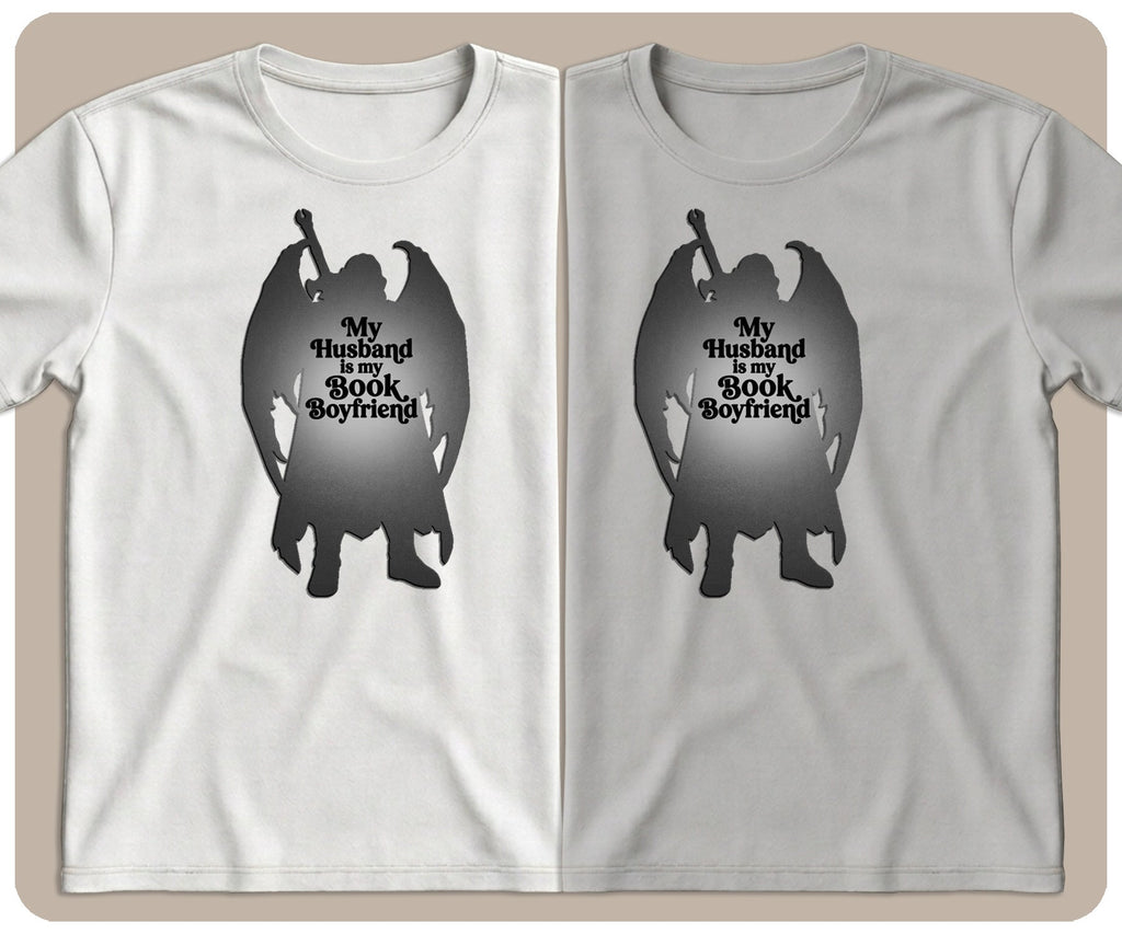 "My Husband is My Book Boyfriend" Fantasy Graphic Tee - SmutStax