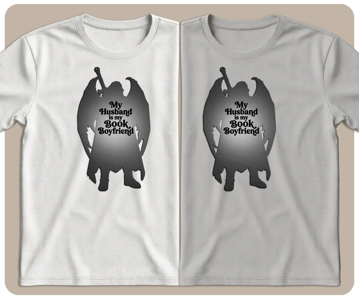 "My Husband is My Book Boyfriend" Fantasy Graphic Tee - SmutStax