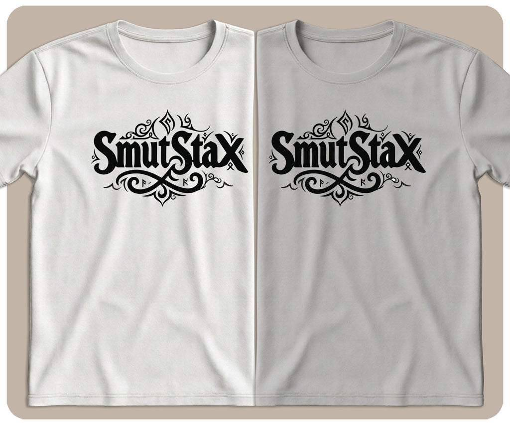 "SmutStax" Black Graphic Tee - SmutStax