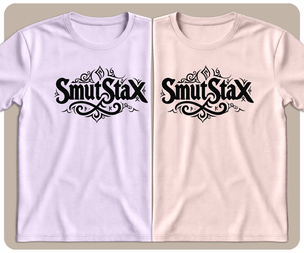 "SmutStax" Black Graphic Tee - SmutStax