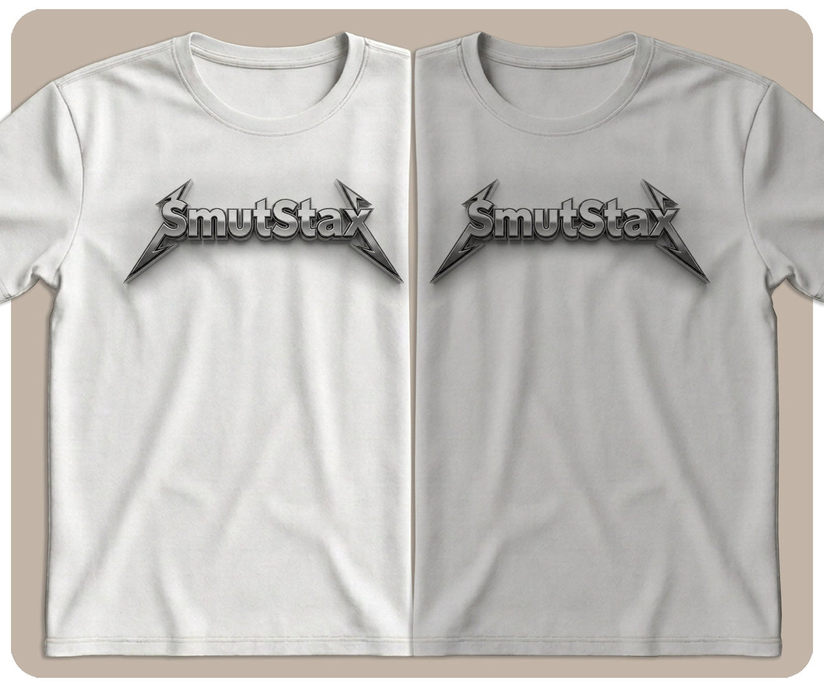 "SmutStax" Heavy Metal Font Graphic Tee - SmutStax
