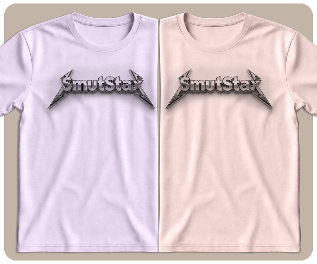 "SmutStax" Heavy Metal Font Graphic Tee - SmutStax