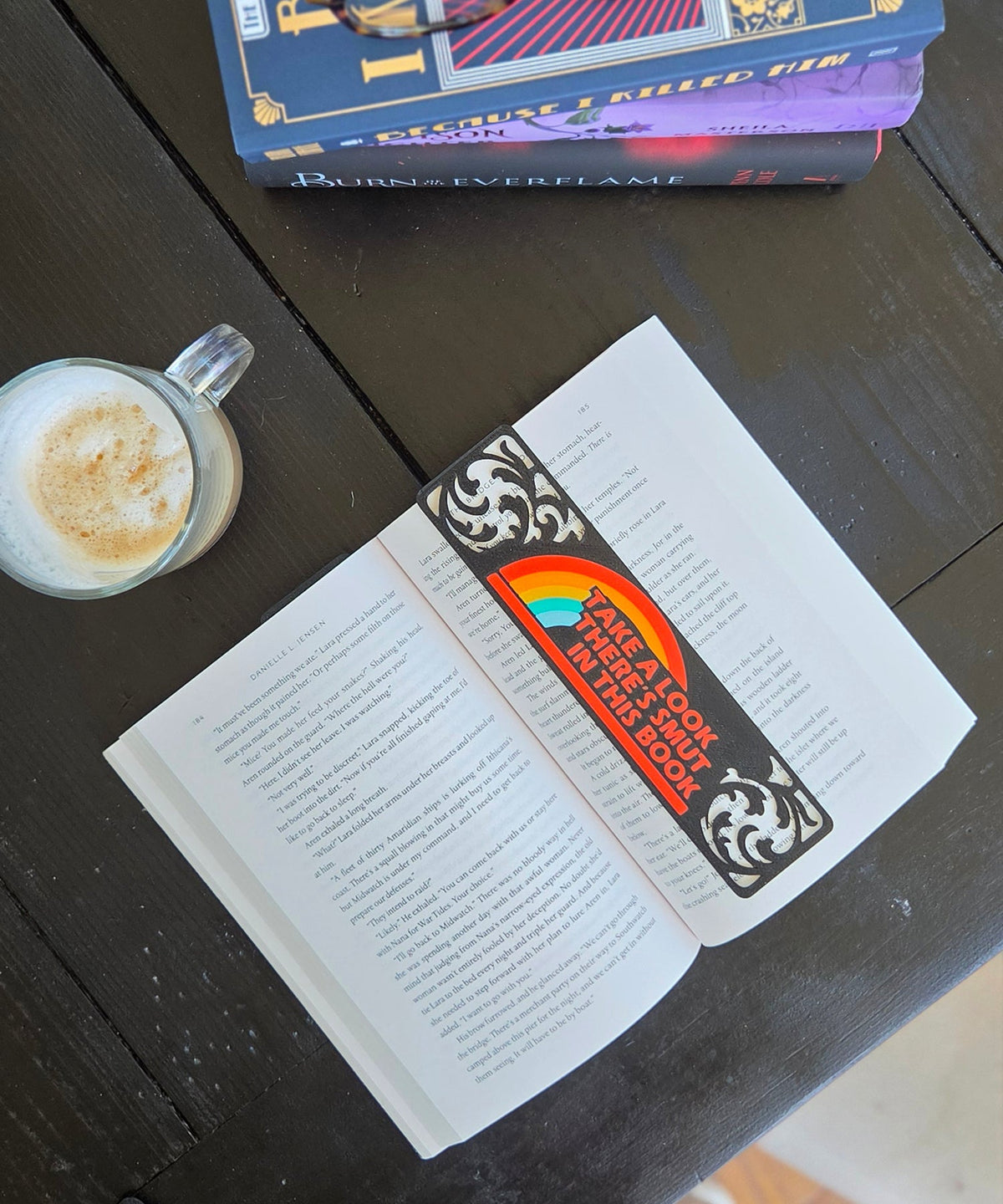 “Take a Look, There’s Smut in This Book” Rainbow Bookmark - SmutStax