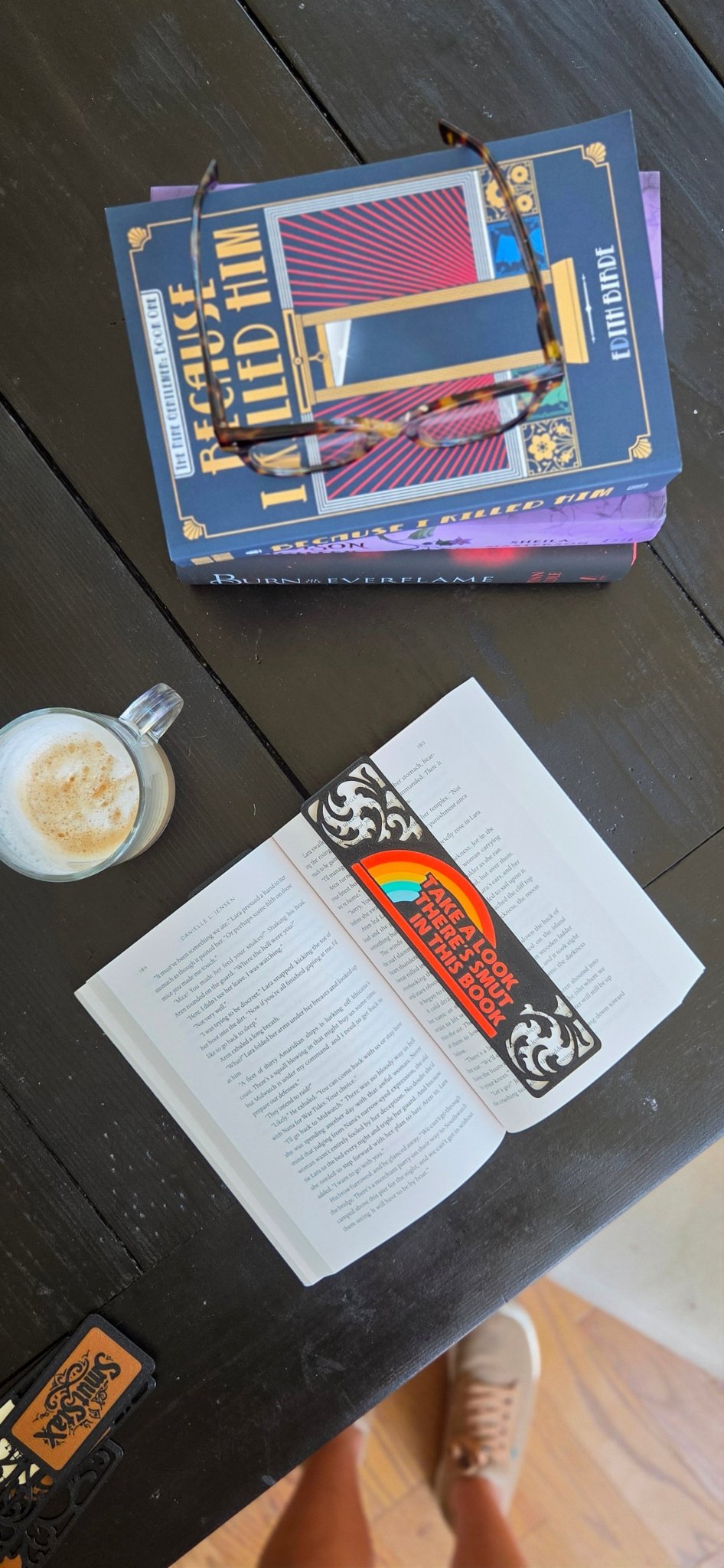 “Take a Look, There’s Smut in This Book” Rainbow Bookmark - SmutStax